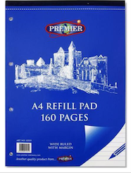 Refill Pad  A4 160pg - Top Premier 